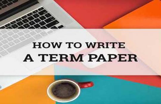 how to write a term paper